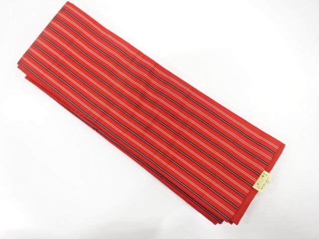 JAPANESE HANHABA OBI / CHIKUZEN HAKATA / WOVEN STRIPE